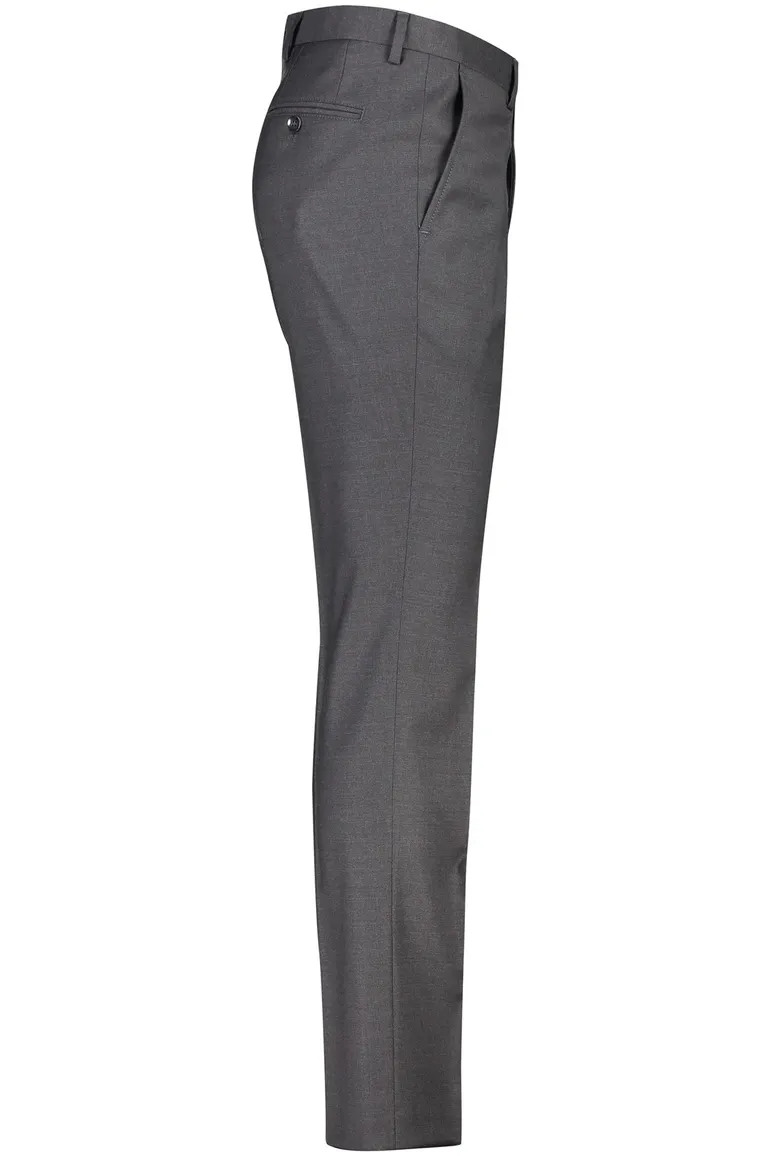 Roy Robson pantalon mix en match grijs effen wol normale fit