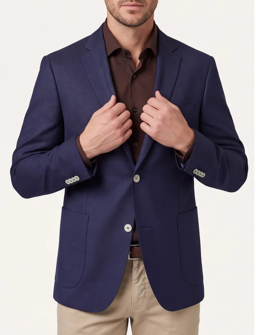 Dressler colbert navy Comfort Fit
