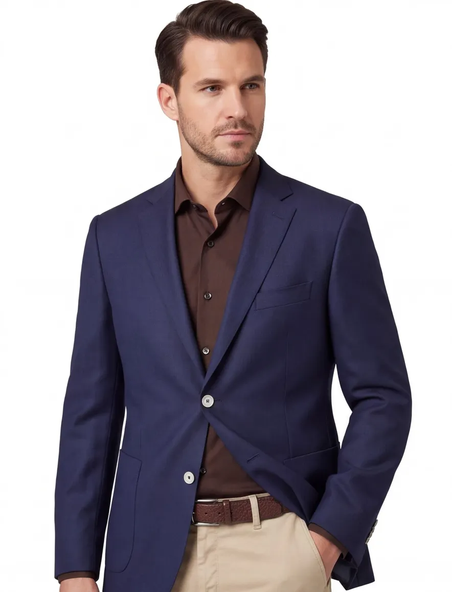Dressler colbert navy Comfort Fit