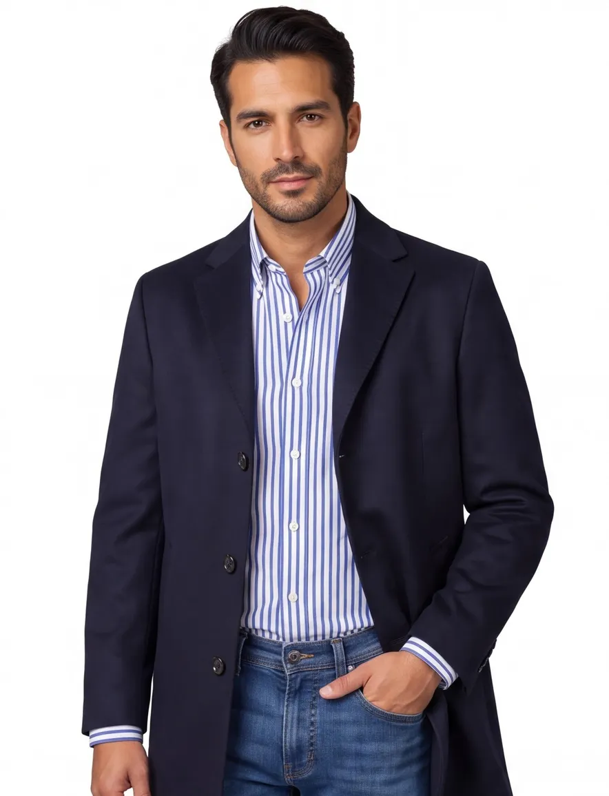 Dressler tussenjas donkerblauw Ruben