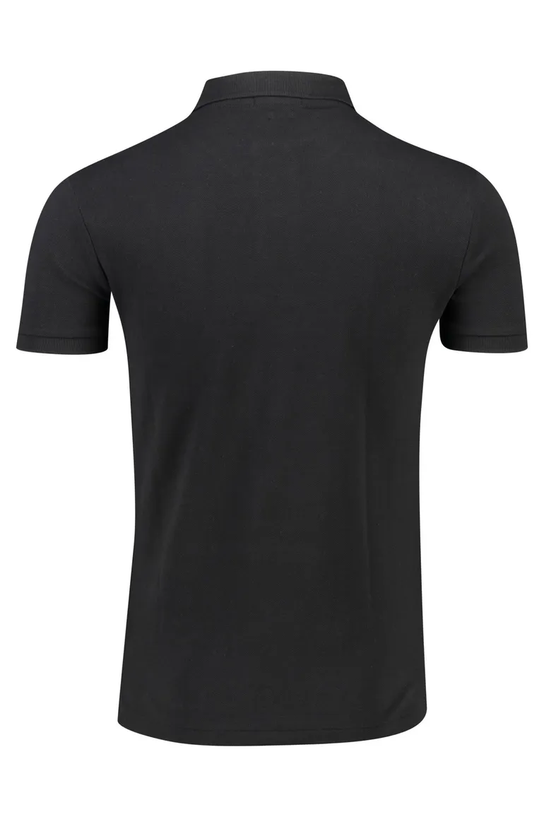 polo Polo Ralph Lauren Big & Tall zwart uni