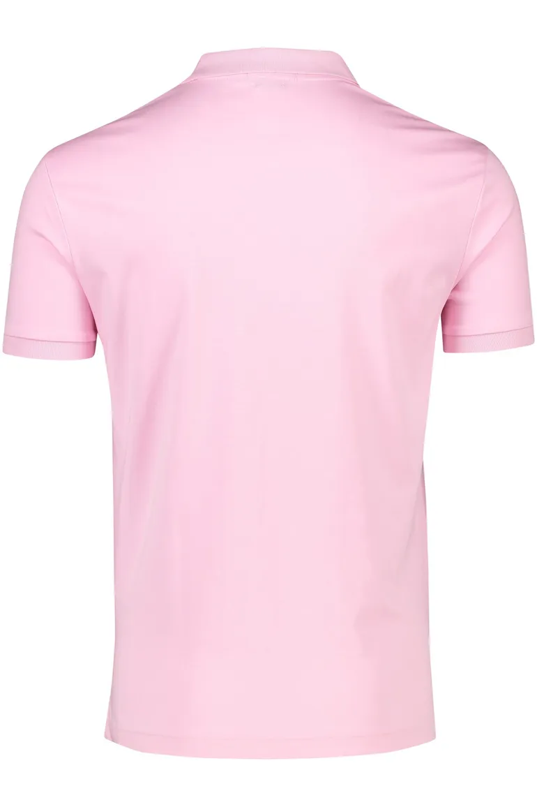 Polo Ralph Lauren poloshirt Custom Slim Fit roze katoen