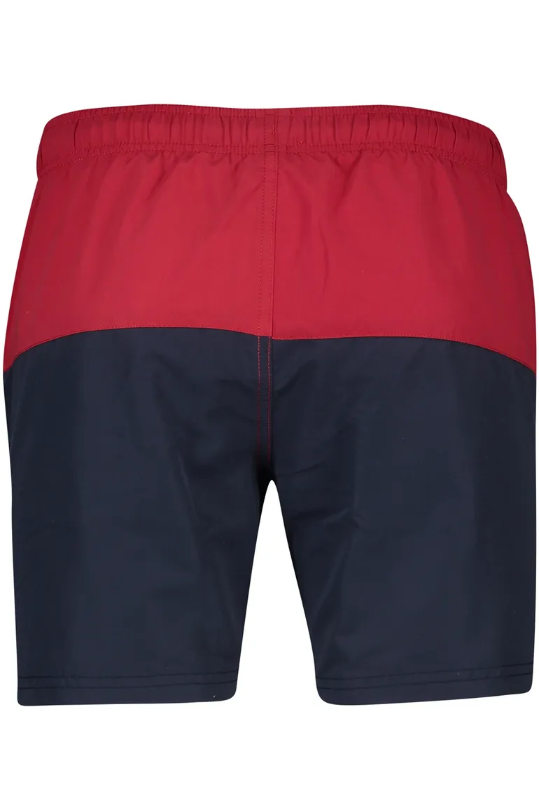 Schiesser zwemshort blauw rood touwtjes