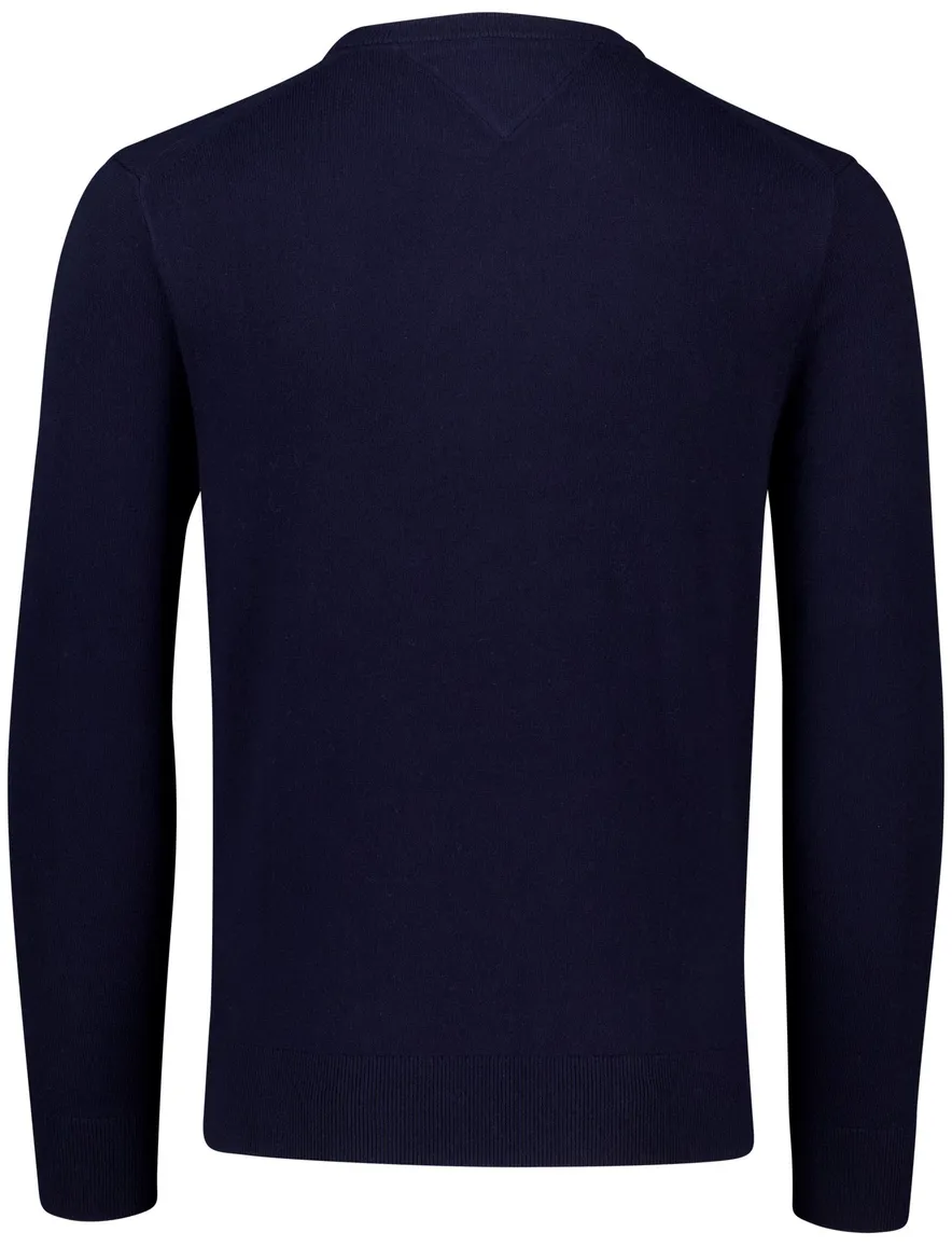 Tommy Hilfiger trui navy ronde hals