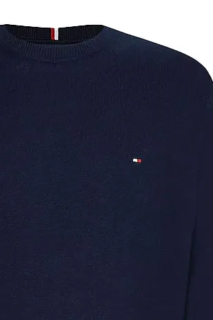 Tommy Hilfiger trui navy ronde hals