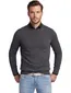 Tommy Hilfiger trui ronde hals grijs gemêleerd katoen