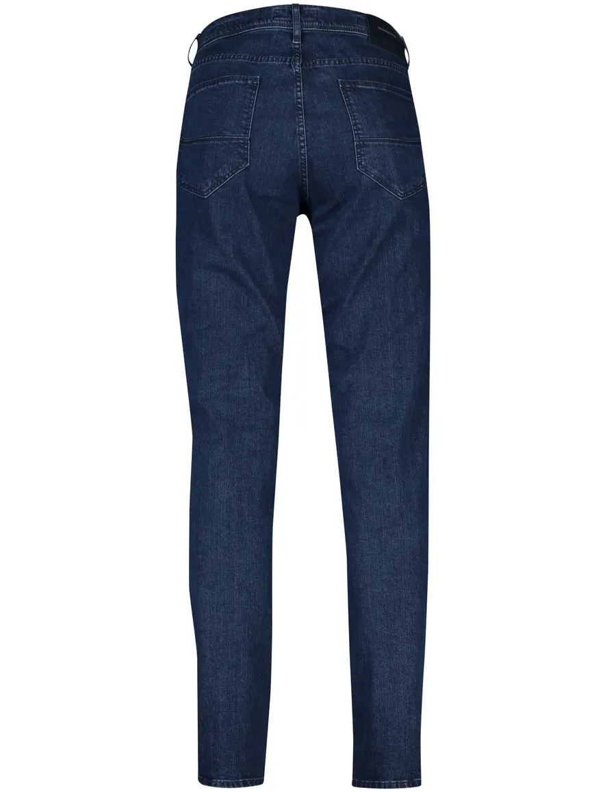 Brax spijkerbroek 5-pocket katoen donkerblauw