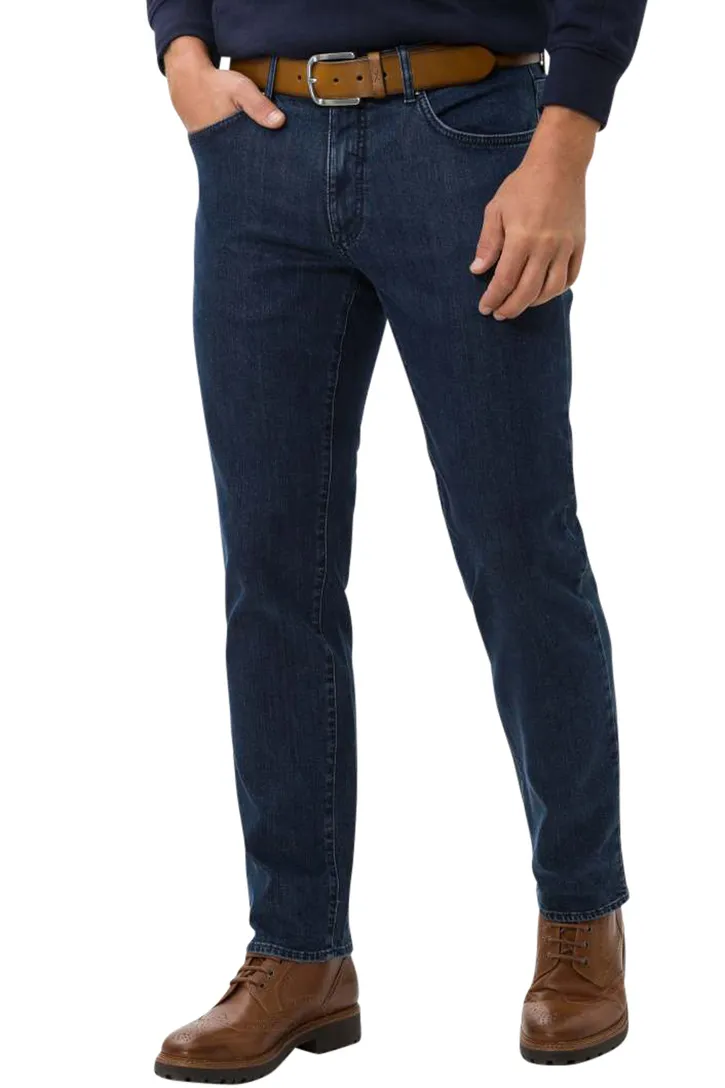 Brax jeans donkerblauw effen 5-pocket