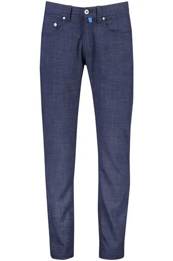 Pierre Cardin Pierre Cardin jeans Lyon navy geruit katoen