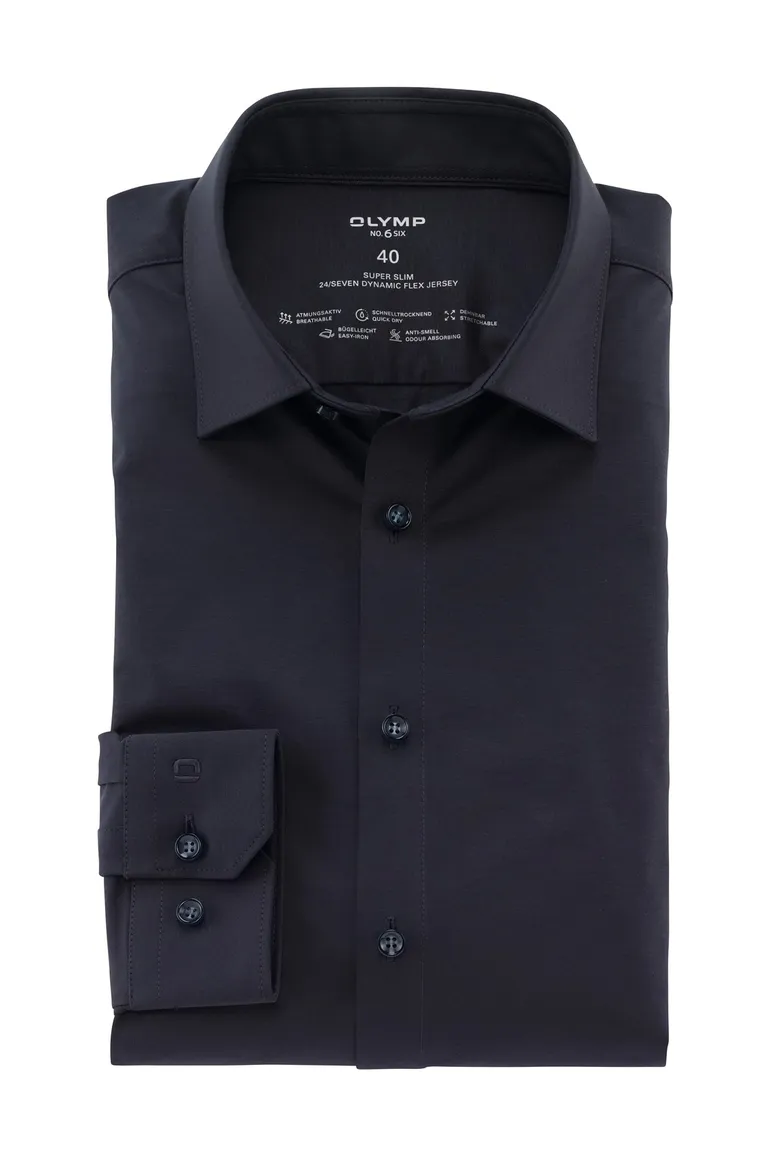 Olymp overhemd super slim donkerblauw ml 7