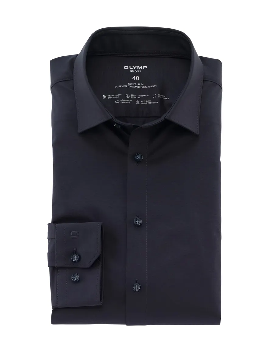 Olymp overhemd super slim donkerblauw ml 7