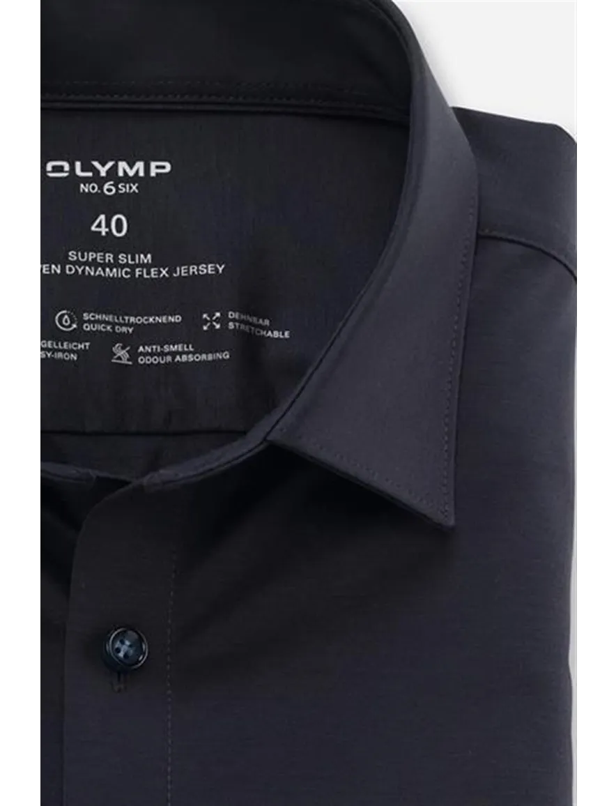 Olymp overhemd super slim donkerblauw ml 7