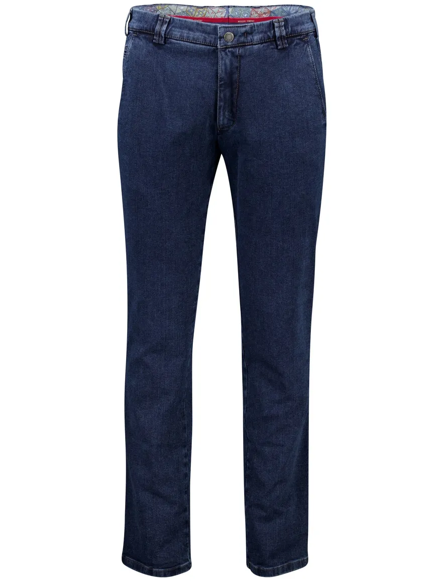 Meyer jeans Bonn donkerblauw denim Perfect Fit