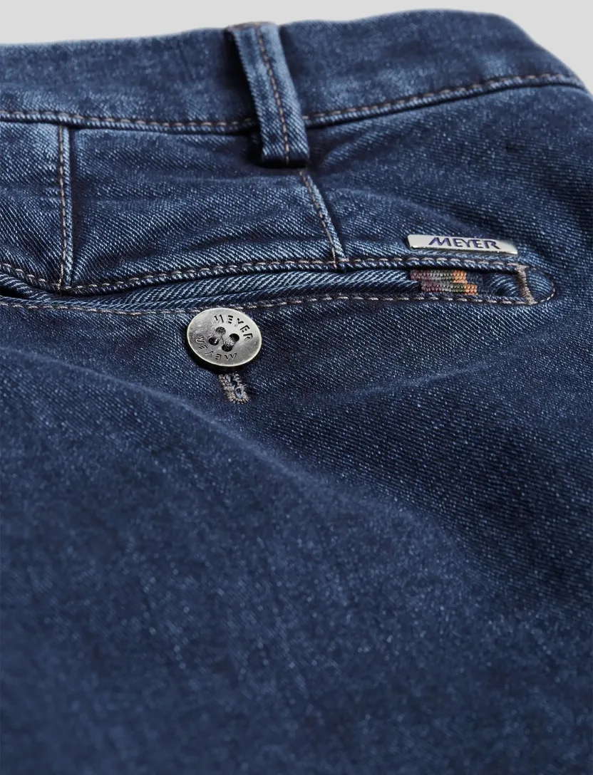 Meyer jeans Bonn donkerblauw denim Perfect Fit