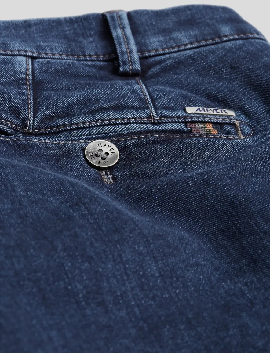 Meyer jeans Bonn donkerblauw denim Perfect Fit