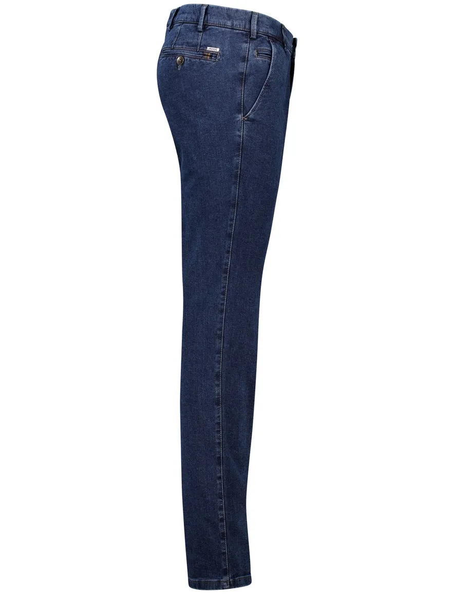 Meyer jeans Bonn donkerblauw denim Perfect Fit