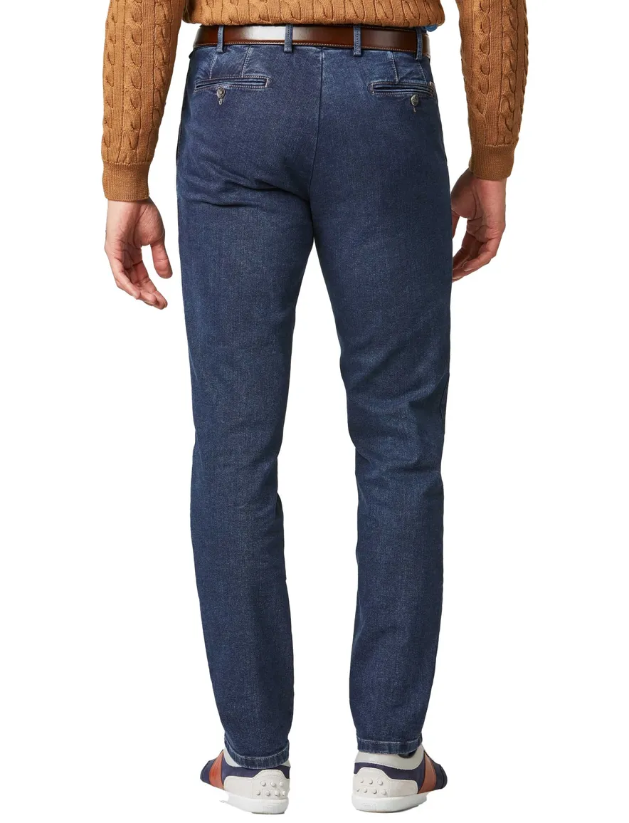 Meyer jeans Bonn donkerblauw denim Perfect Fit