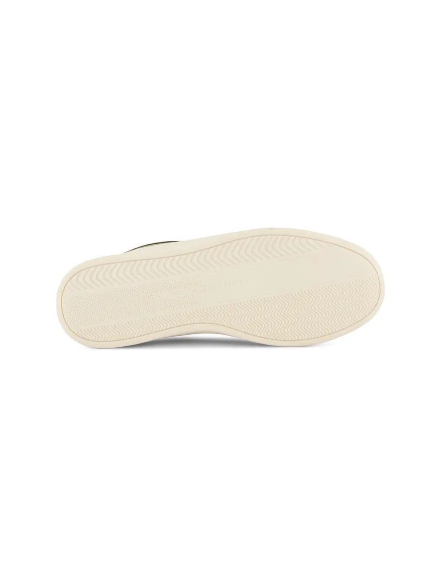 Tommy Hilfiger sneakers groen effen leer