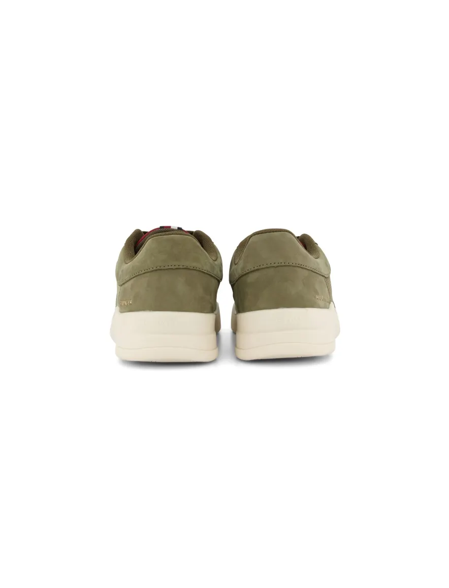Tommy Hilfiger sneakers groen effen leer