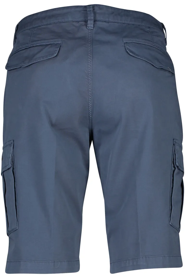 Aeronautica Militare korte broek blauw effen katoen