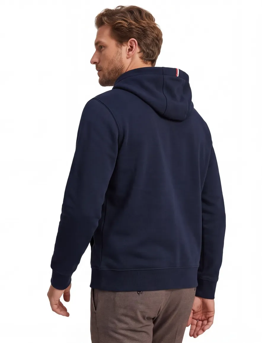 Tommy Hilfiger hoodie donkerblauw big&tall