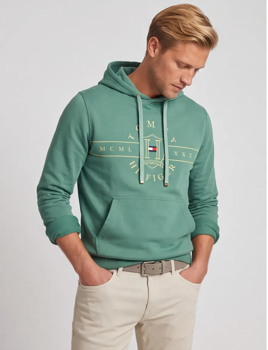 trui Gant groen hoodie