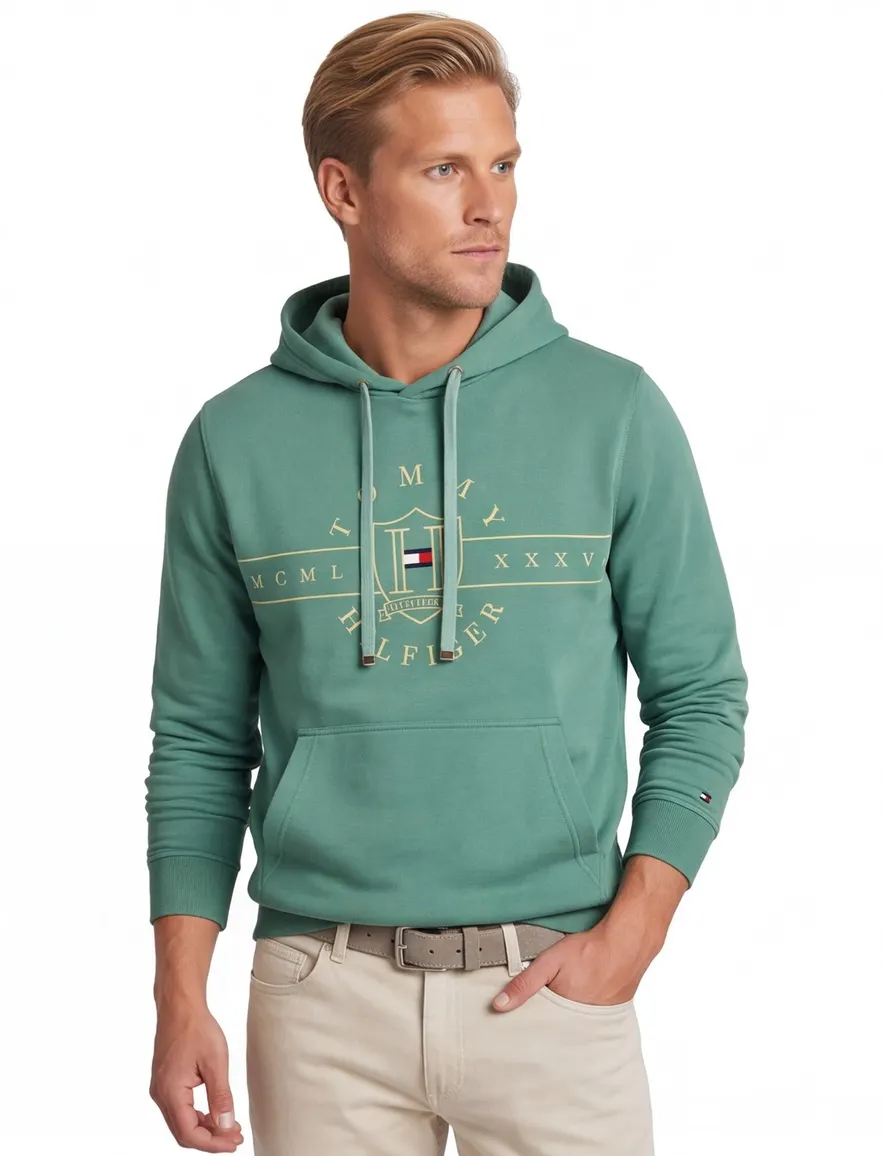 trui Gant groen hoodie