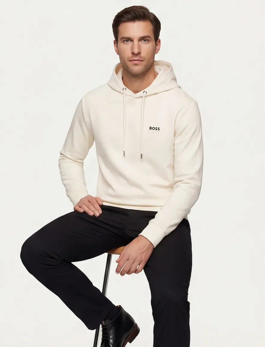 Hugo Boss Seeger 78 LNY beige hoodie