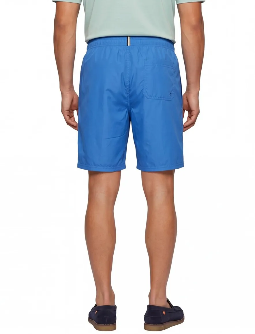 Boss zwemshort Orca effen blauw