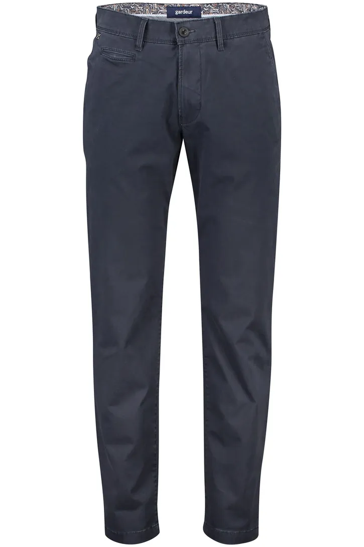 Gardeur chino Benny donkerblauw