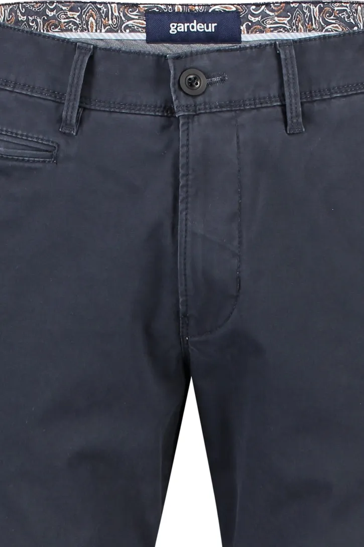 Gardeur chino Benny donkerblauw