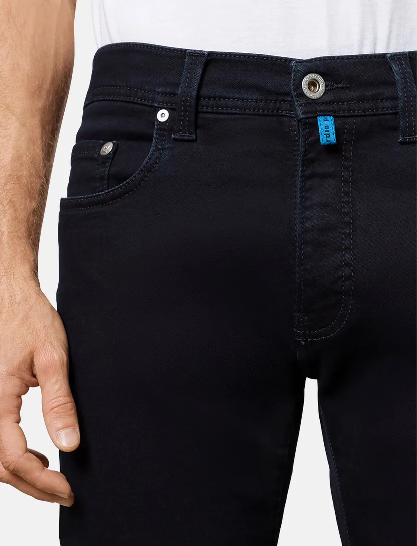 Pierre Cardin jeans donkerblauw Lyon tapered fit katoen
