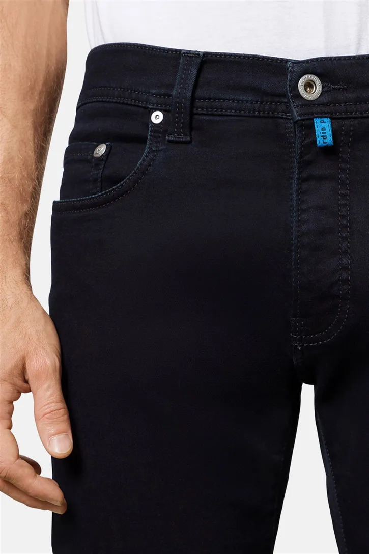 Pierre Cardin jeans donkerblauw Lyon tapered fit katoen
