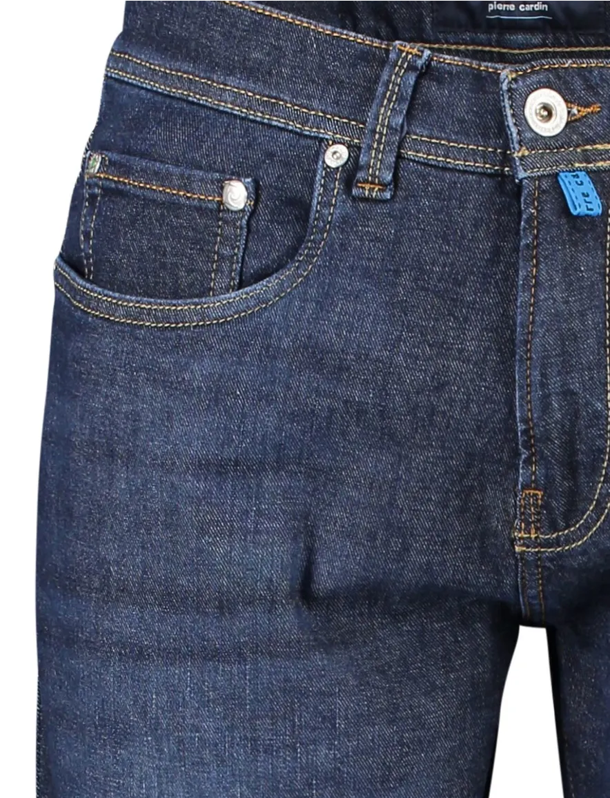 Pierre Cardin Lyon Tapered 5-pocket jeans blauw