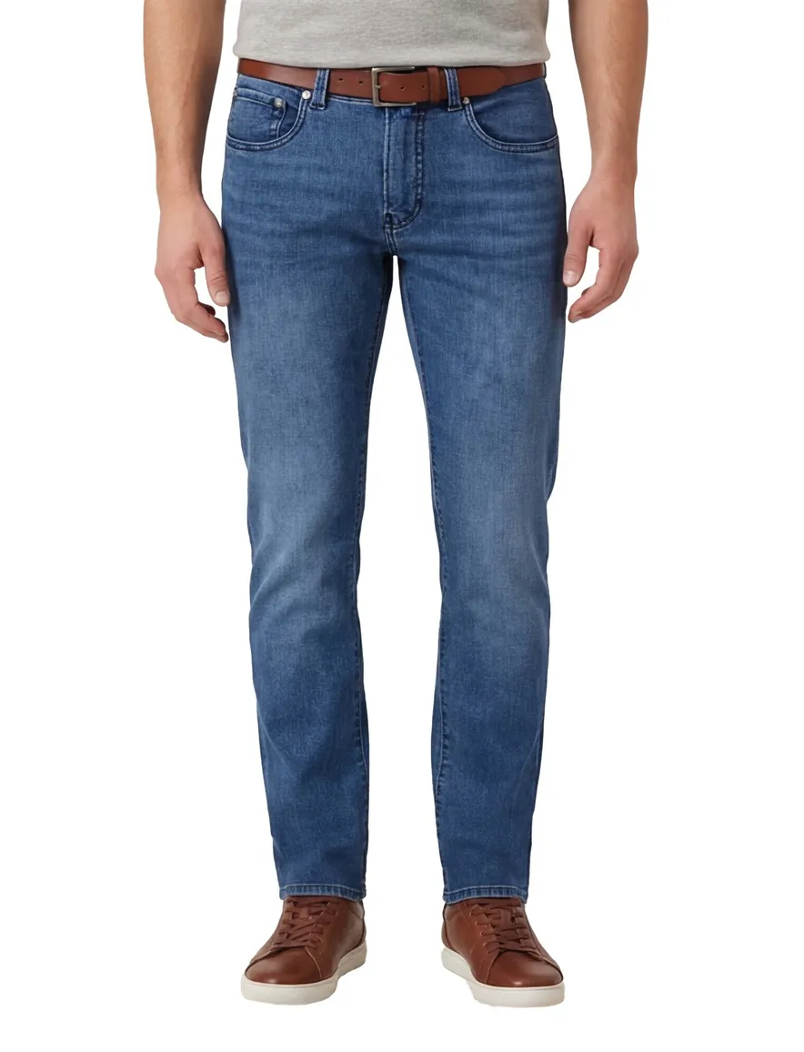 Pierre Cardin Lyon Tapered middenblauw 5-p