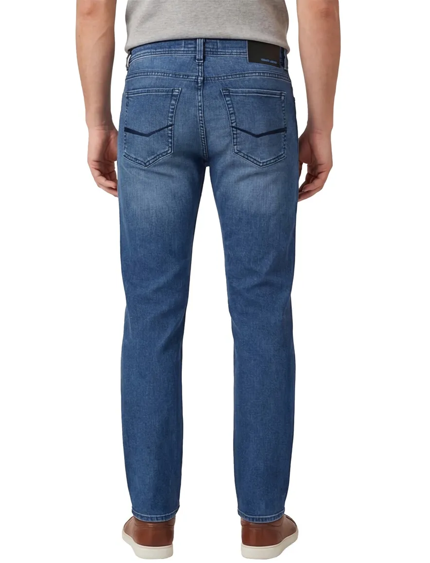 Pierre Cardin Lyon Tapered Futureflex middenblauw jeans Big&Tall