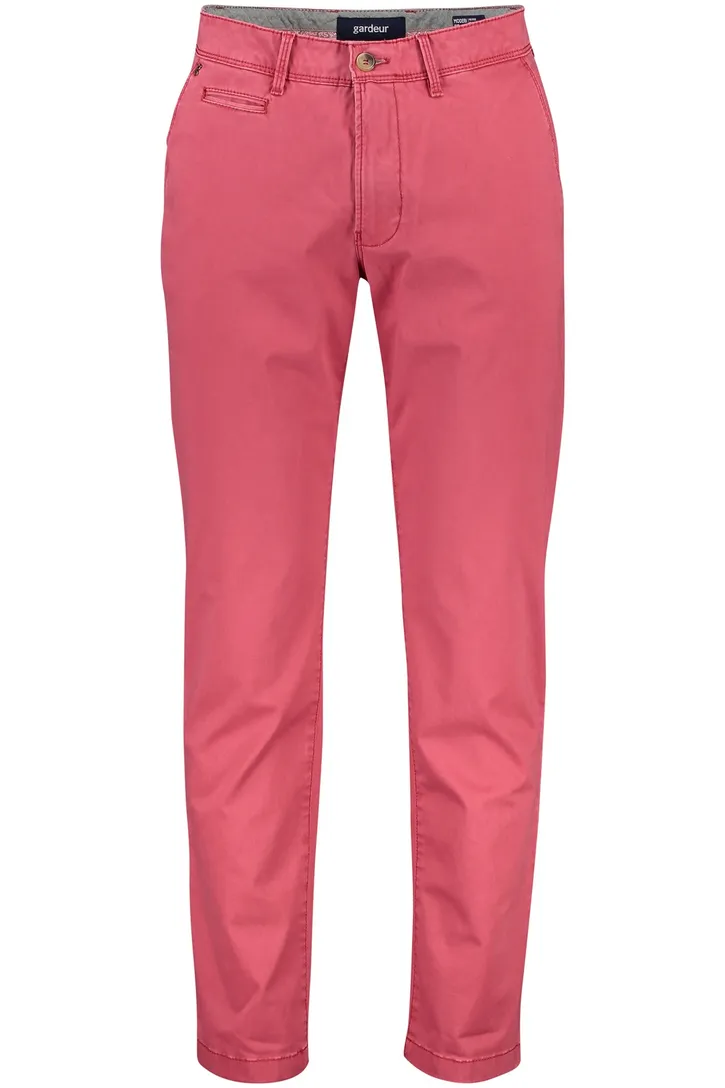 Gardeur Benny Modern fit roze chino