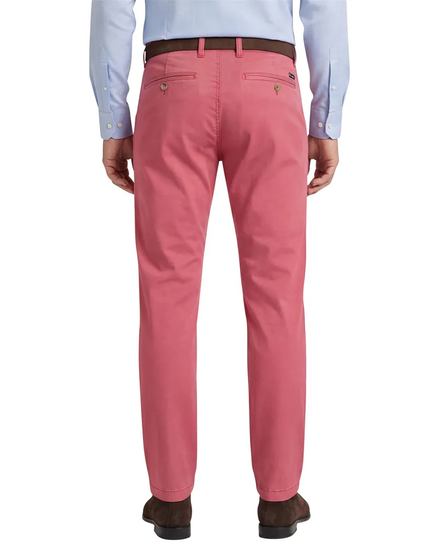 Gardeur Benny Modern fit roze chino