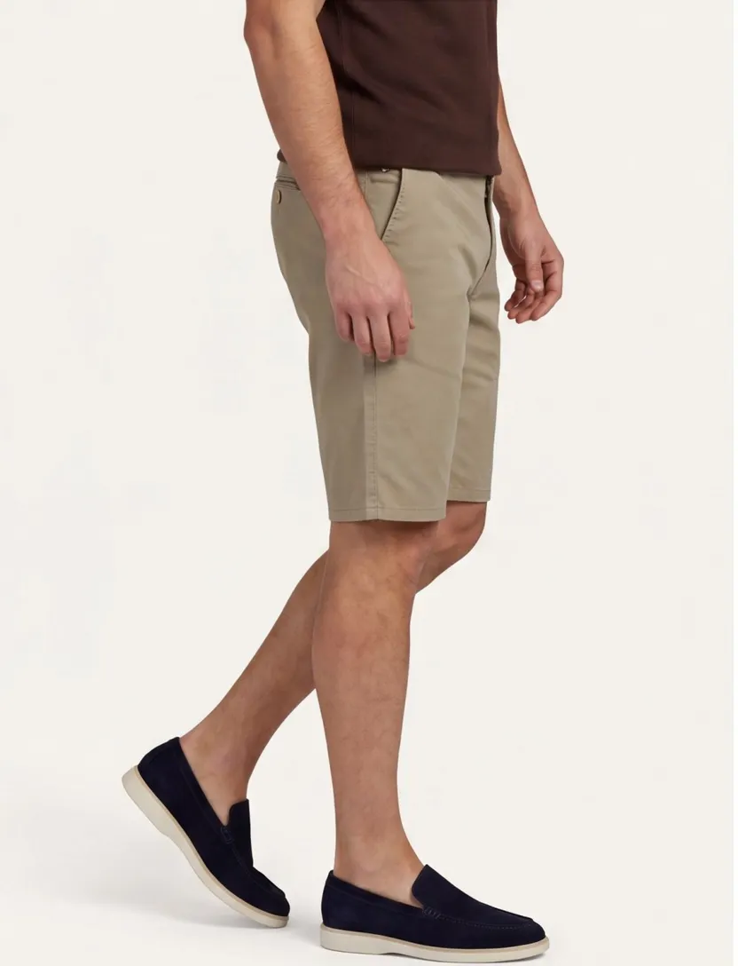 Meyer Modern Fit bermuda khaki