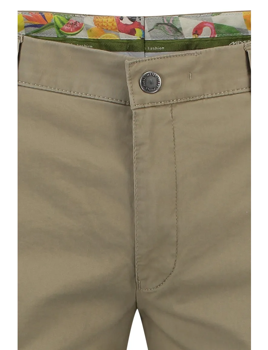 Meyer Modern Fit bermuda khaki