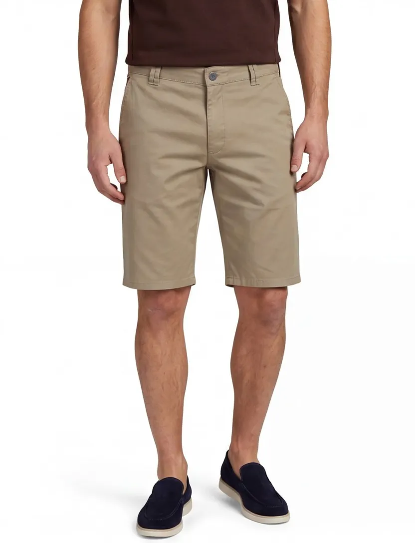 Meyer Modern Fit bermuda khaki
