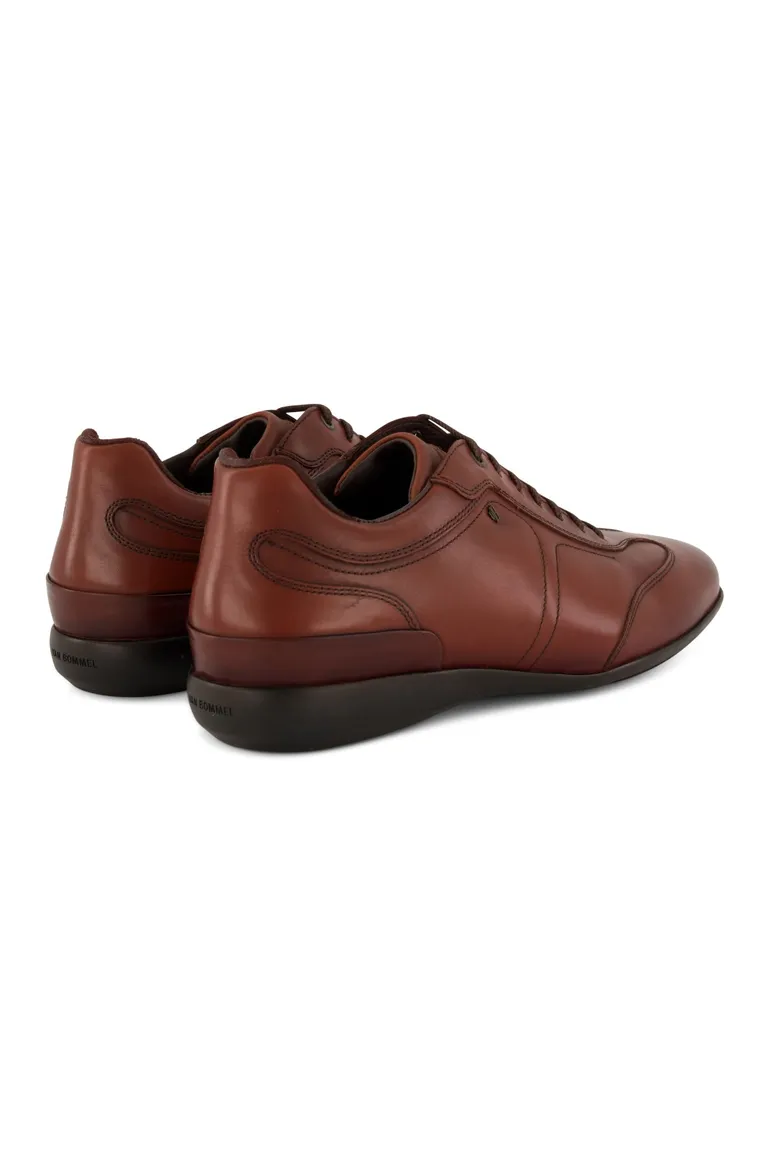 Bruine Floris van Bommel sneakers leer