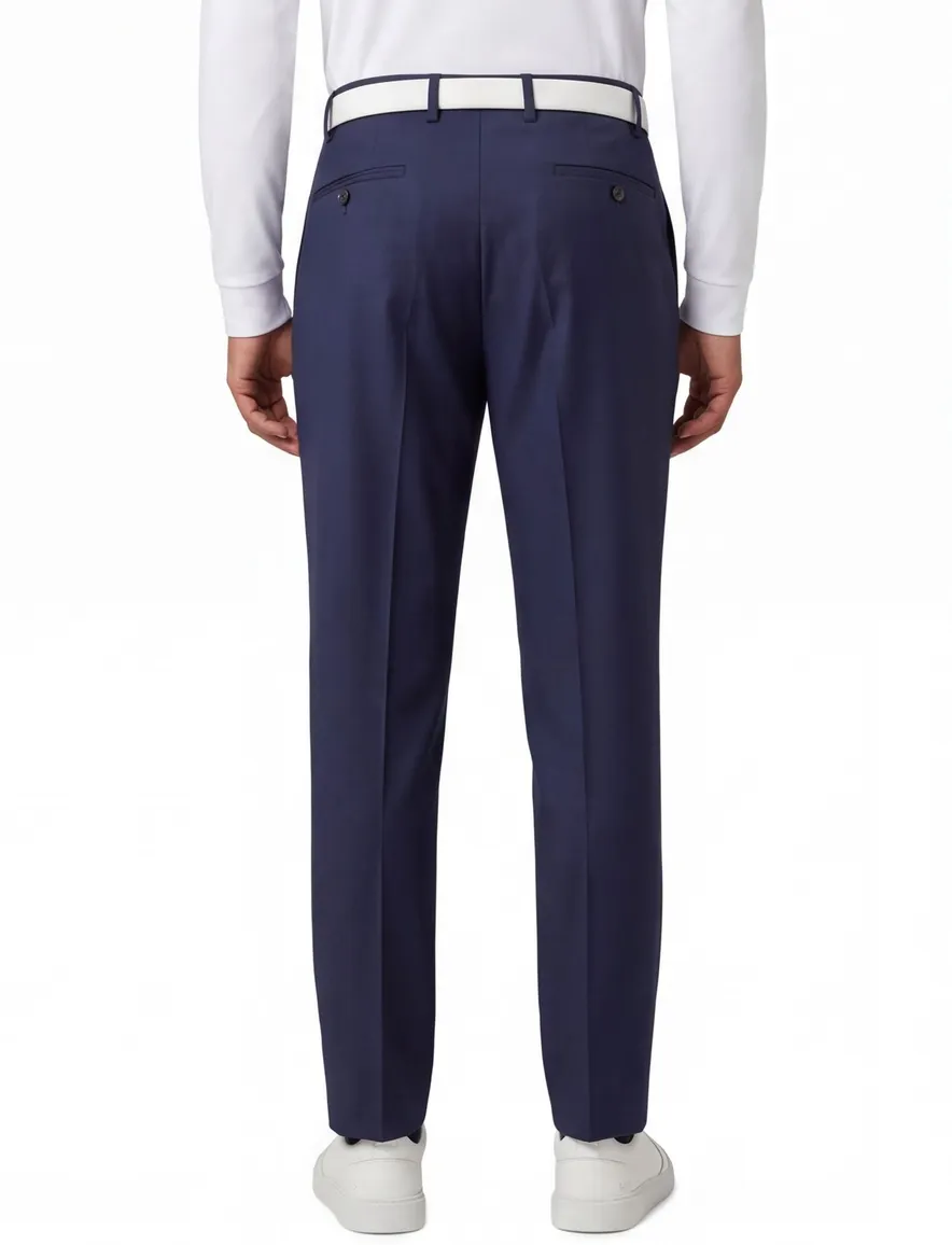 Dressler pantalon mix en match donkerblauw wol