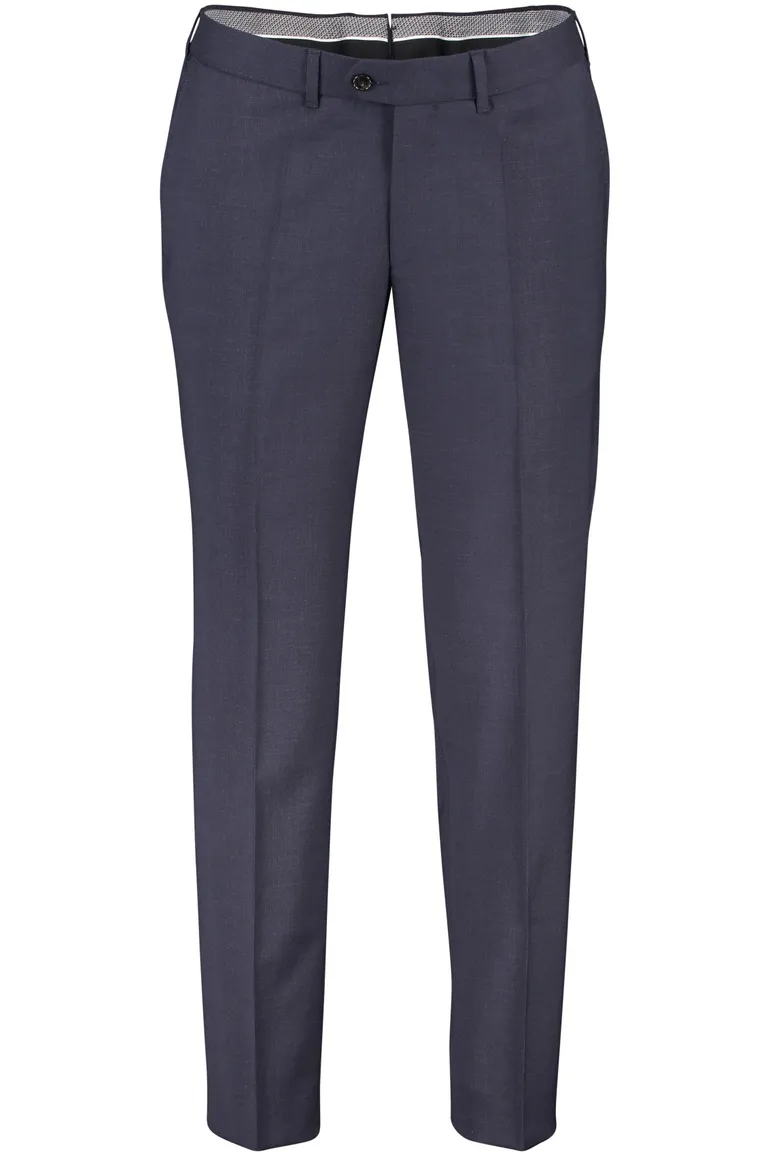 Dressler pantalon mix en match donkerblauw effen wol