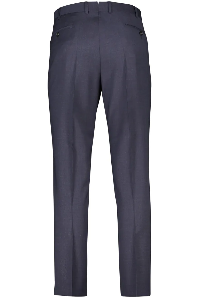 Dressler pantalon mix en match donkerblauw effen wol