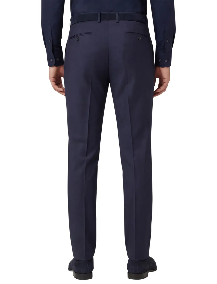 Dressler pantalon mix en match donkerblauw effen wol