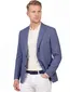 Dressler colbert blauw effen katoen, wol normale fit