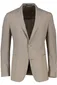 Dressler colbert beige effen katoen, wol normale fit
