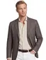 Dressler colbert beige geruit linnen, wol normale fit