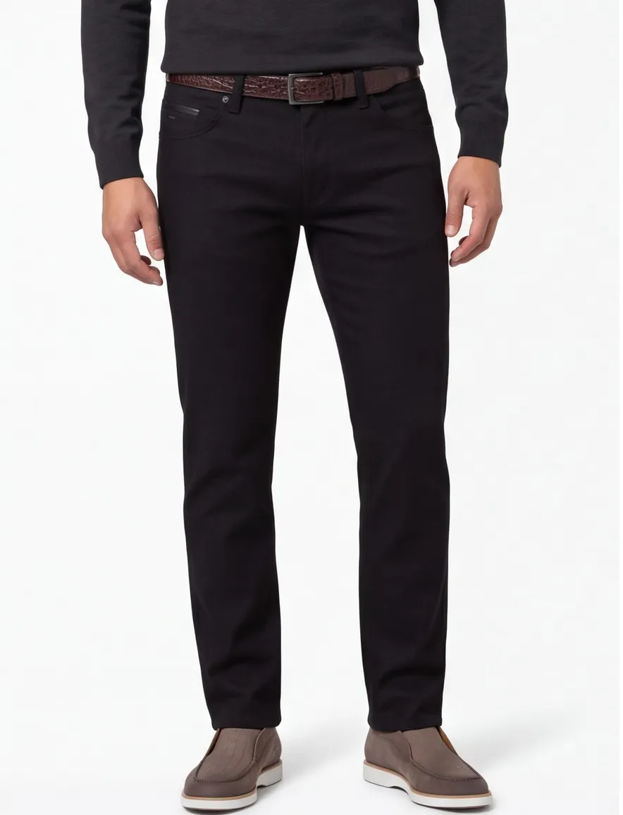 Brax jeans antraciet effen katoen